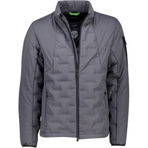 Boss green winterjas donkergrijs polyester waterdicht
