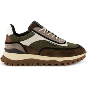 Floris van Bommel sneaker groen laag