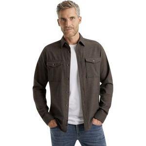 Vanguard overshirt bruin gemêleerd dubbele borstzak