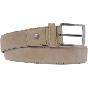 Suede riem Floris van Bommel lichtbruin