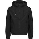 Jack & Jones tussenjas zwart normale fit capuchon