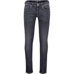 Tramarossa jeans Leonardo zwart effen katoen slim fit