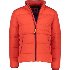 New Zealand winterjas oranje effen rits normale fit