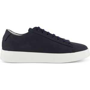 Blackstone sneakers laag navy effen leer