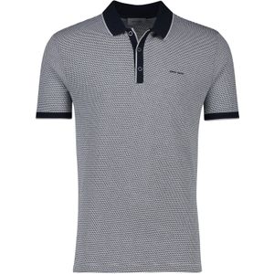 Pierre Cardin poloshirt donkerblauw gestreept