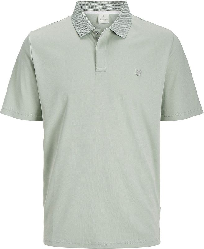 Jack&Jones Aqua Gray poloshirt korte mouw groen