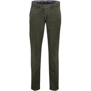 Eurex donkergroene chino Jim stretch