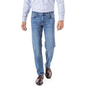 Hiltl jeans Tecade slim fit lichtblauw effen denim, stretch