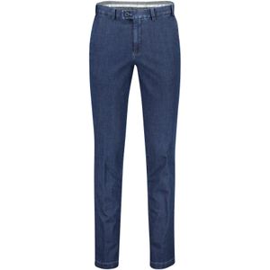 Hiltl katoenen broek blauw effen Chino