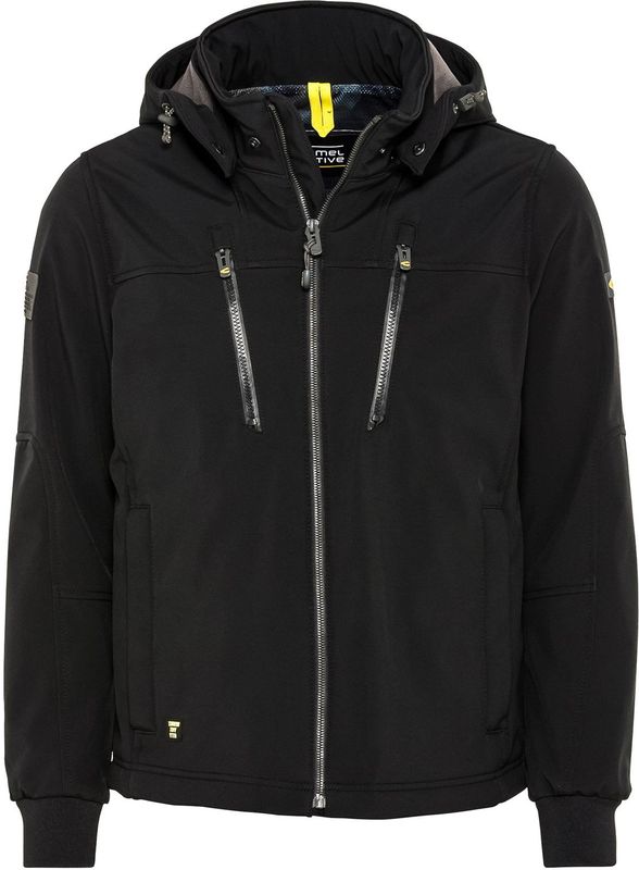 Camel Active - Winterjas - Zwart - Polyester/Elastaan - Waterafstotend
