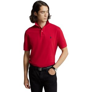 Polo Ralph Lauren polo slim fit rood effen katoen