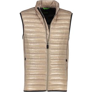 Hugo Boss bodywarmer goud normale fit techno waterafstotend