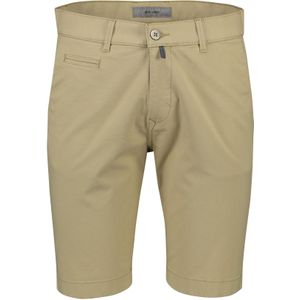 Katoenen Pierre Cardin Bermuda effen bruin Lyon