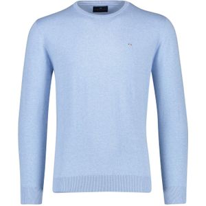 Portofino trui Italian Fit blauw gemeleerd