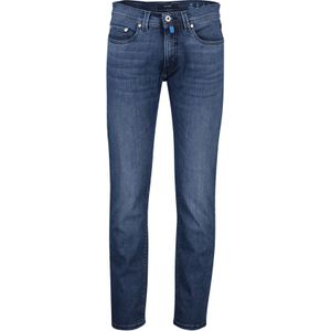 Katoenen Pierre Cardin modern fit jeans effen blauw