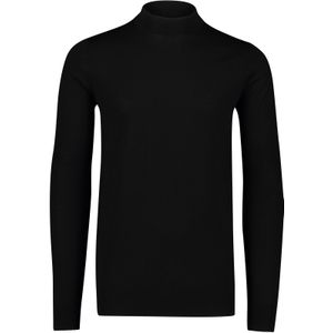 Portofino trui extra lange mouw zwart turtle neck
