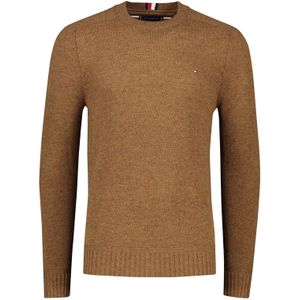 Tommy Hilfiger bruine trui normale fit ronde hals  wol