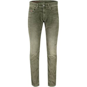Diesel jeans D-strukt groen effen katoen