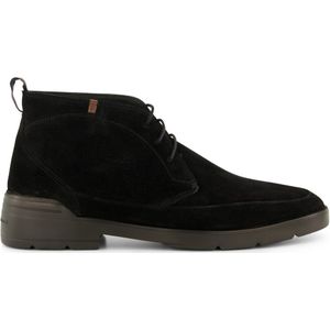 Floris van Bommel - Casual Boots - Zwart - Suède - Veters