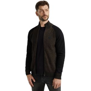 PME Legend - Vest - Bruin - Gebreid - 100% Katoen