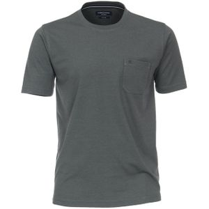 Casa Moda t-shirt groen effen katoen