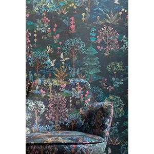 Pip Studio Pip Garden Infinito Wallpower Donker Blauw