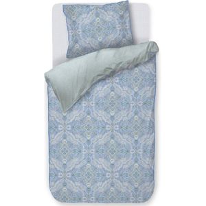 Dekbedovertrekset Moon Flower Lichtblauw 140x200/220cm