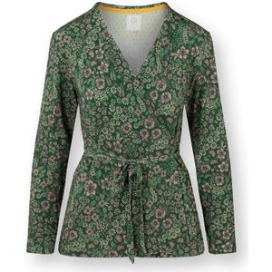 Teagan Vest Lange Mouw Daisy Dreams Groen XXL