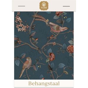 Behangstaal Good Nightingale Donker Blauw