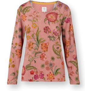 Trice Top Lange Mouw Coco Flower Koraal XL