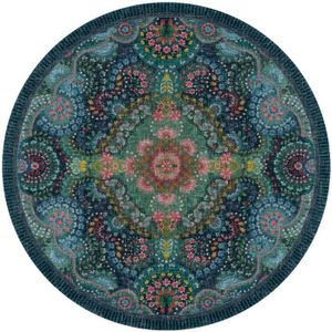 Rond Vloerkleed Moon Delight by Pip Donkerblauw 160 cm