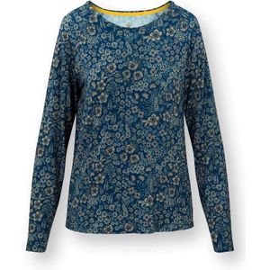 Tina Top Lange Mouw Daisy Dreams Blauw S
