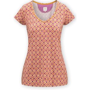 Top Korte Mouw Verano Lila XS