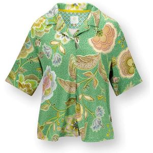 Flora Top Korte Mouw Matata Groen S