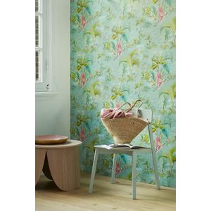 Pip Studio Palm Scene Vliesbehang Blauw