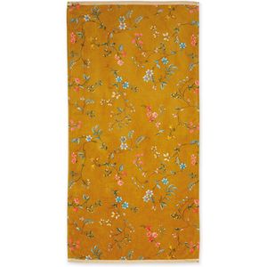 Grote Handdoek Les Fleurs Geel 70x140 cm