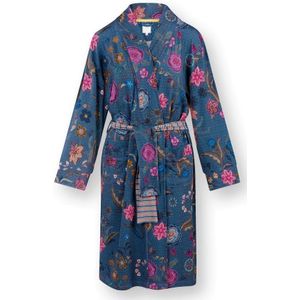 Nisha Kimono Coco Flower Blauw M