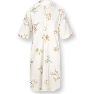 Dewi Nachthemd Korte Mouw Blossom Chique Wit XS