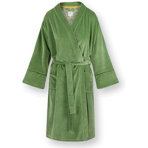 Naomi Kimono Velvet Groen L