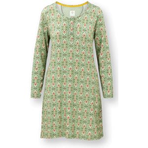 Desiree Nachthemd Lange Mouw Jabalini Lichtgroen XL