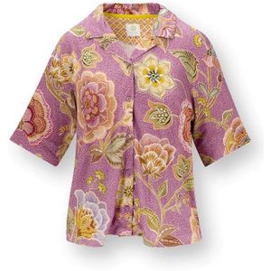 Flora Top Korte Mouw Matata Lila S