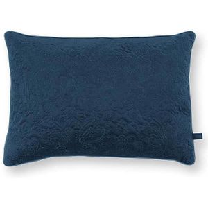 Pip Studio Quiltey Days Kussen - Woondecoratie - Blauw - 50x35cm