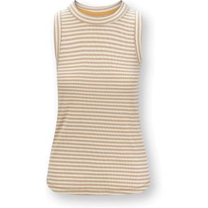 Trinity Top Mouwloos Little Sumo Stripe Zand L