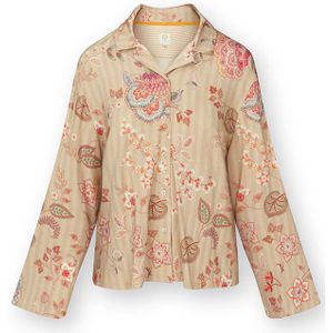 Faye Top Lange Mouw Buenas Noches Zand