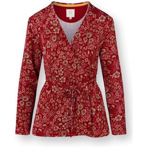 Teagan Vest Lange Mouw Daisy Dreams Rood L