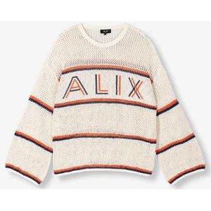 Ajour Pullover soft white - Alix The Label