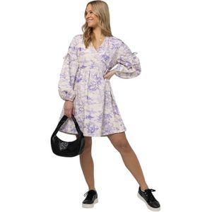 Wishfull wrap dress lavender print - NORR