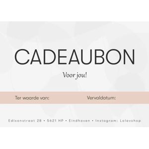 LOLA. CADEAUBON - GIFTCARD