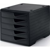 Schubladenbox styroswingbox 5 Schubladen schwarz schwarz