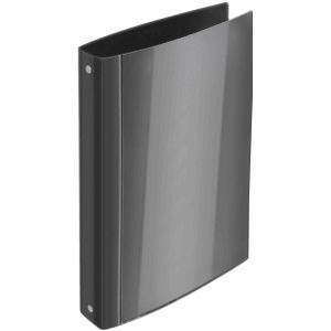 Pr&#228;sentations-Ringbuch A4 4-Ringe 25mm R&#252;cken 40mm PP schwarz